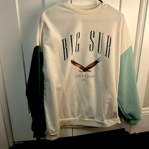 Green/Cream Sweatshirt